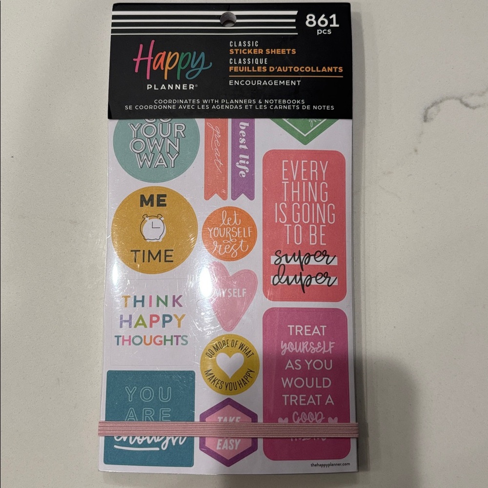Happy Planner Brand New ENCOURAGEMENT
Sticker Book - 861 pieces